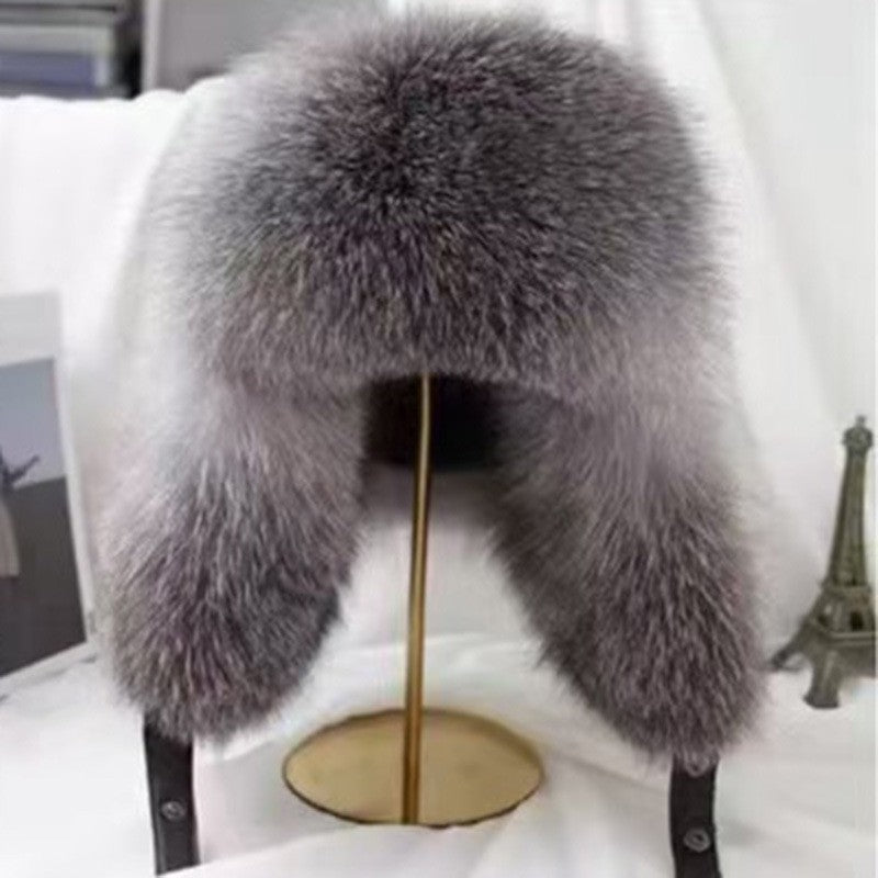 Aurora Fox Fur Trapper Hat
