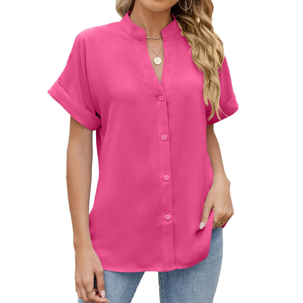 Isla Silk-Blend Button Shirt