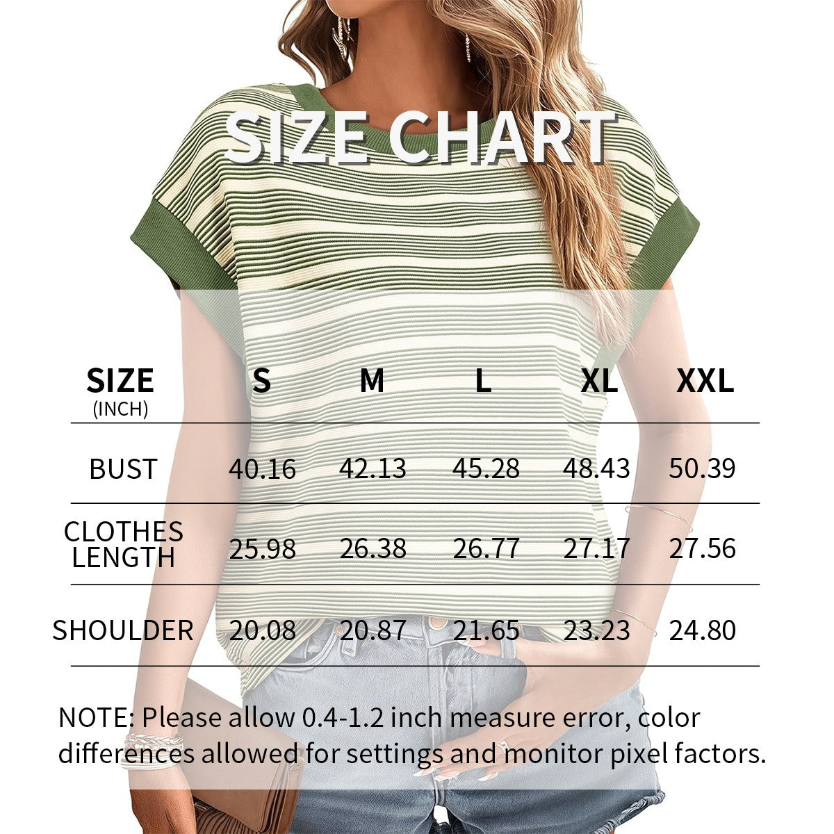 Mira Striped Colorblock Tee