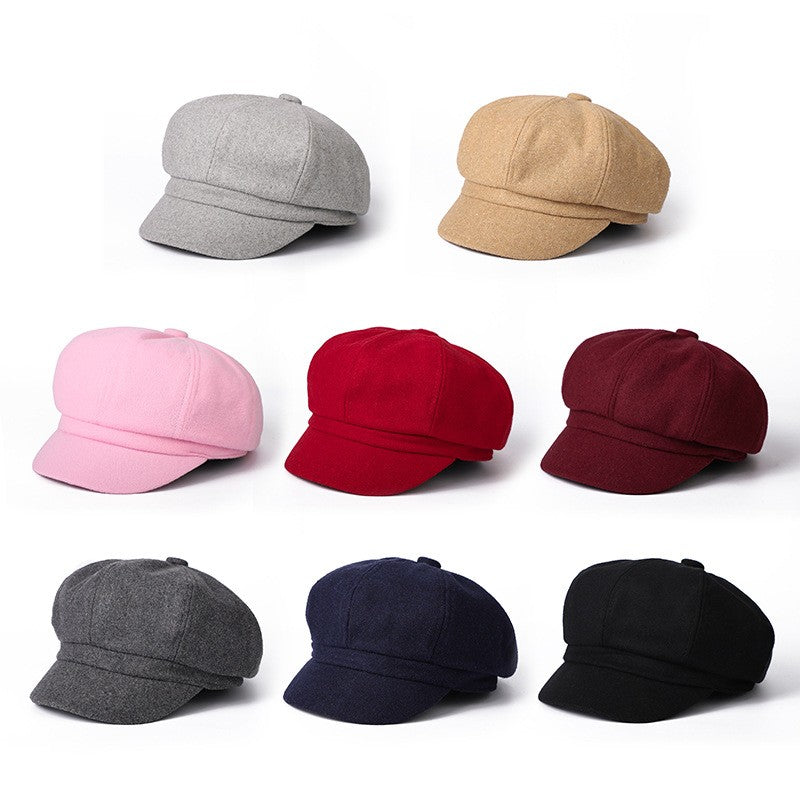 Mira Wool Octagon Cap