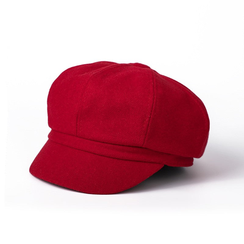 Mira Wool Octagon Cap
