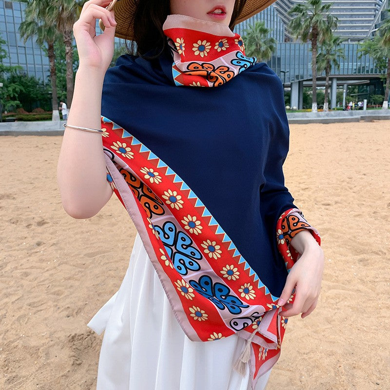 Selene Ethnic Print Shawl
