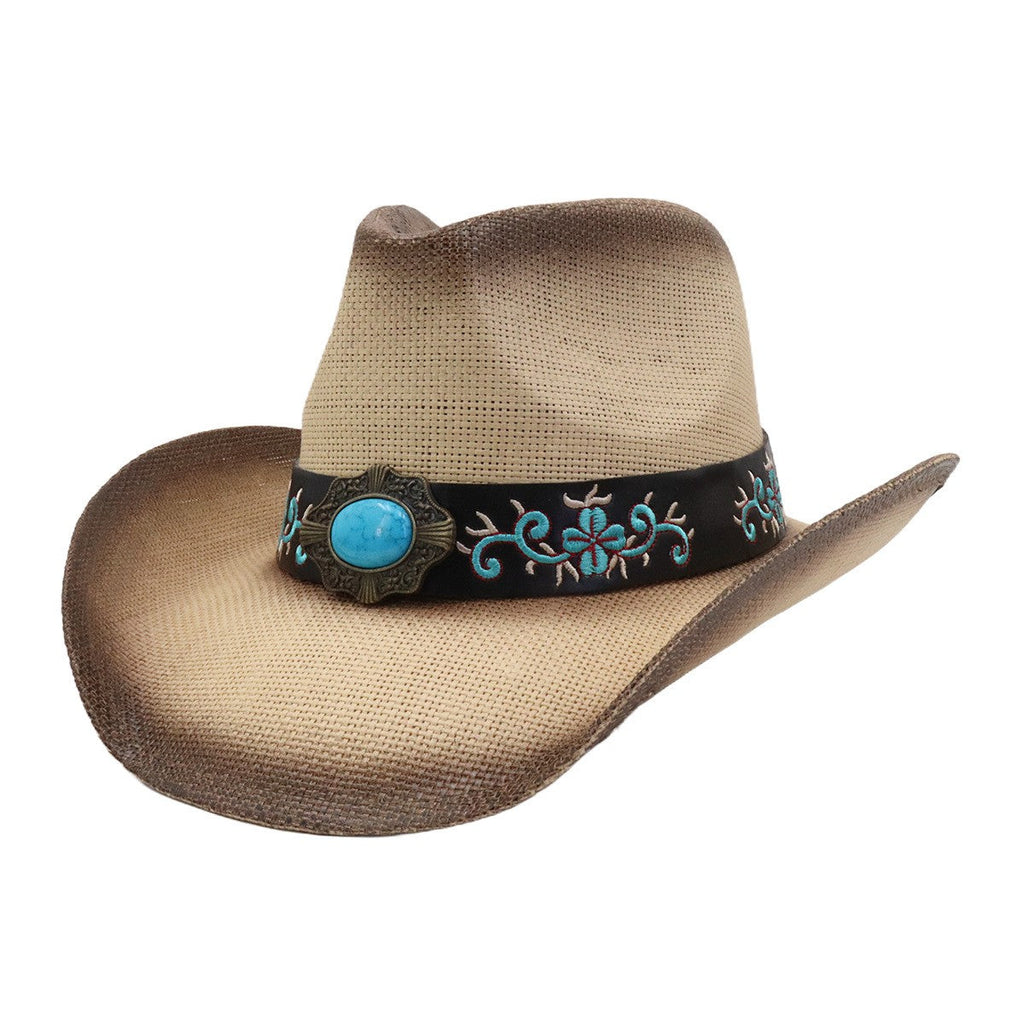 Valora Woven Cowboy Hat
